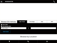 Tablet Screenshot of goodemotor.com